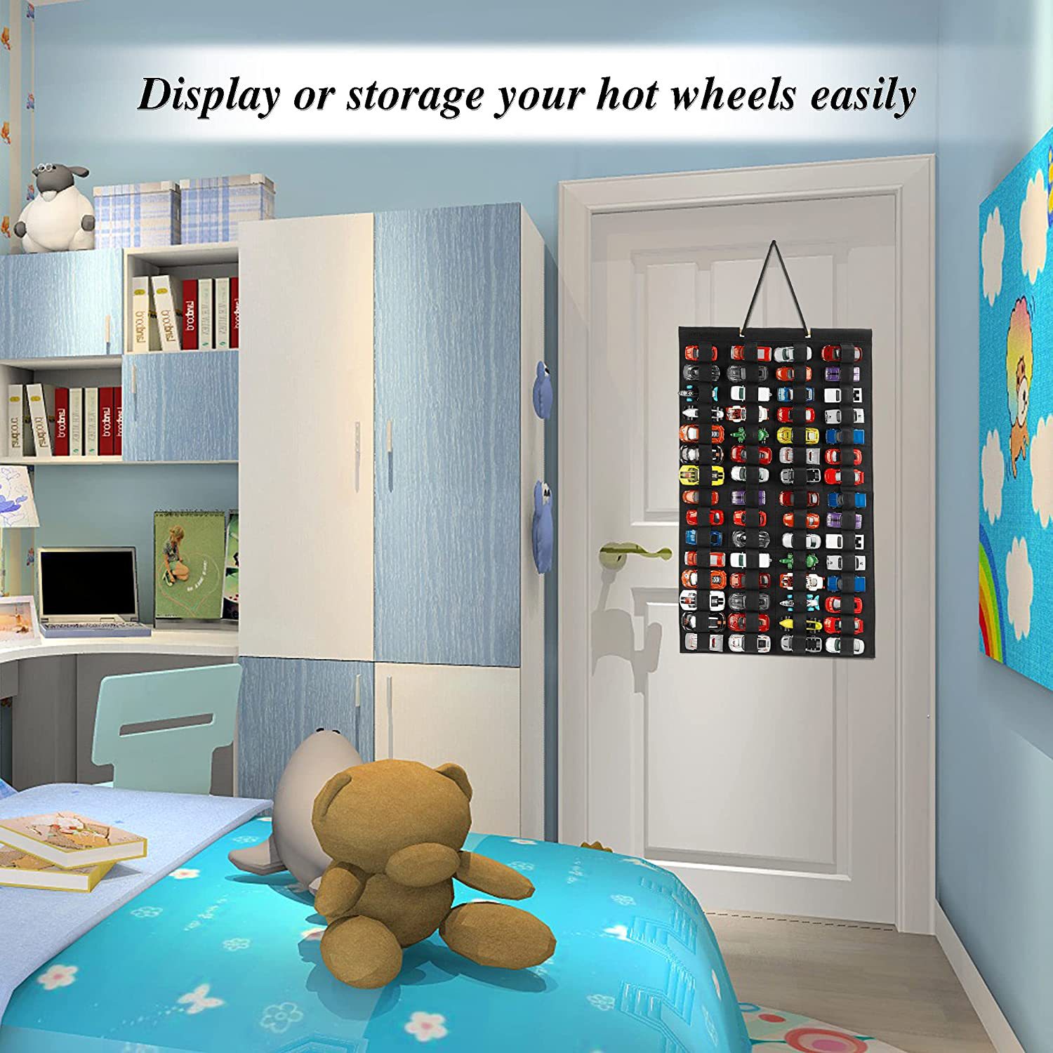 Felt Wall Mounted Children's Toy Storage Rack