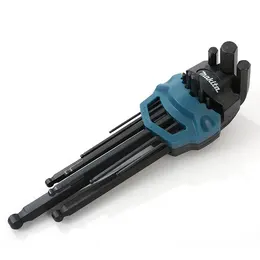 Ball Head Lengthened Allen Wrench Nine-piece Set Pack