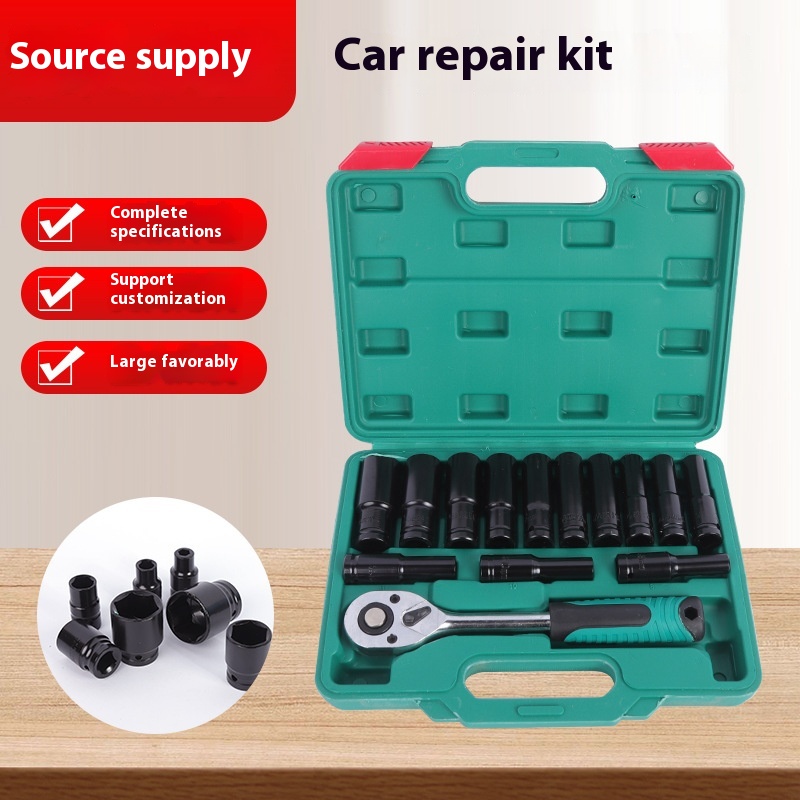 Auto Repair Chrome Vanadium Steel Spanner Set Multi-function Tool Kit