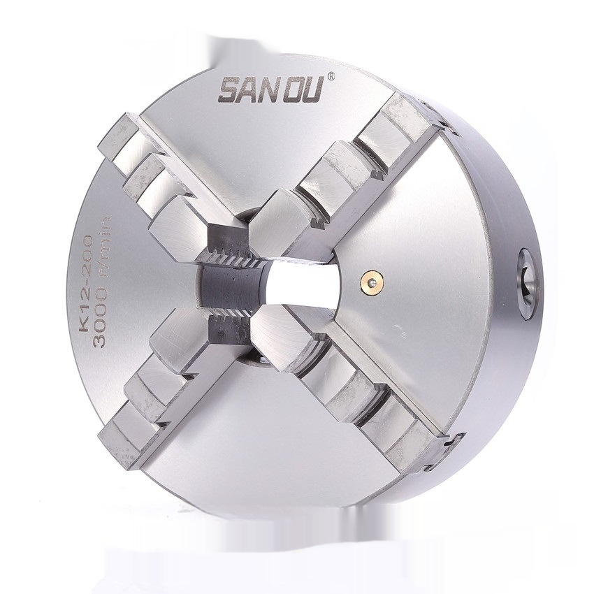 Self-centering Four-jaw Chuck Manual Linkage Lathe Chuck