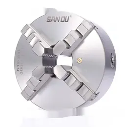 Self-centering Four-jaw Chuck Manual Linkage Lathe Chuck