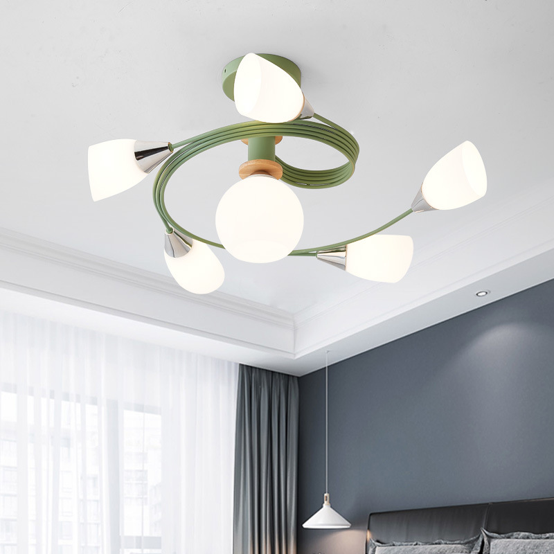 Ceiling Light Simple Restaurant Iron Droplight