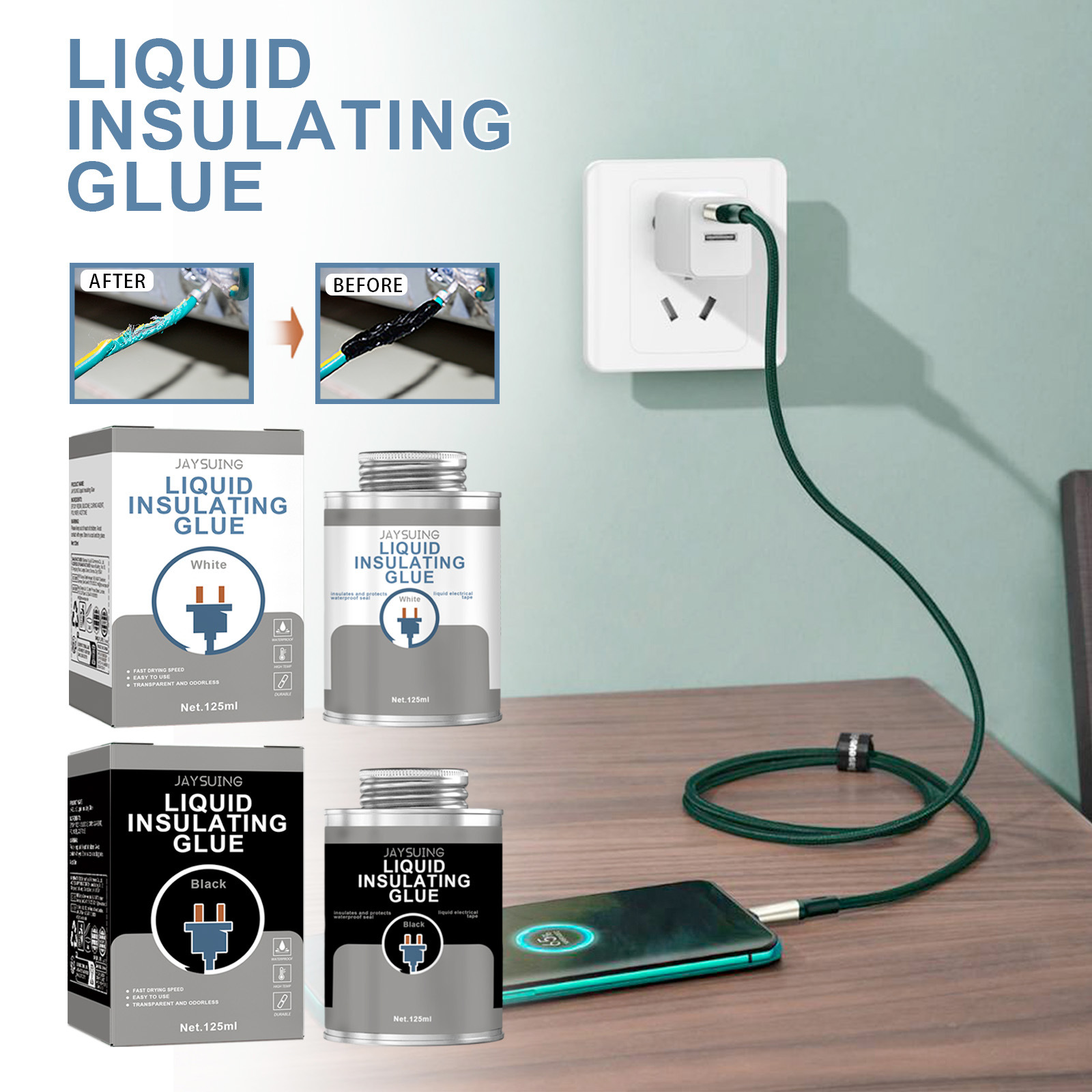 Anti-leakage High Temperature Resistant Durable Transparent Odorless Liquid Colloid