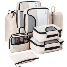 Home Waterproof Portable Travel Storage Bag Eight Piece Set
