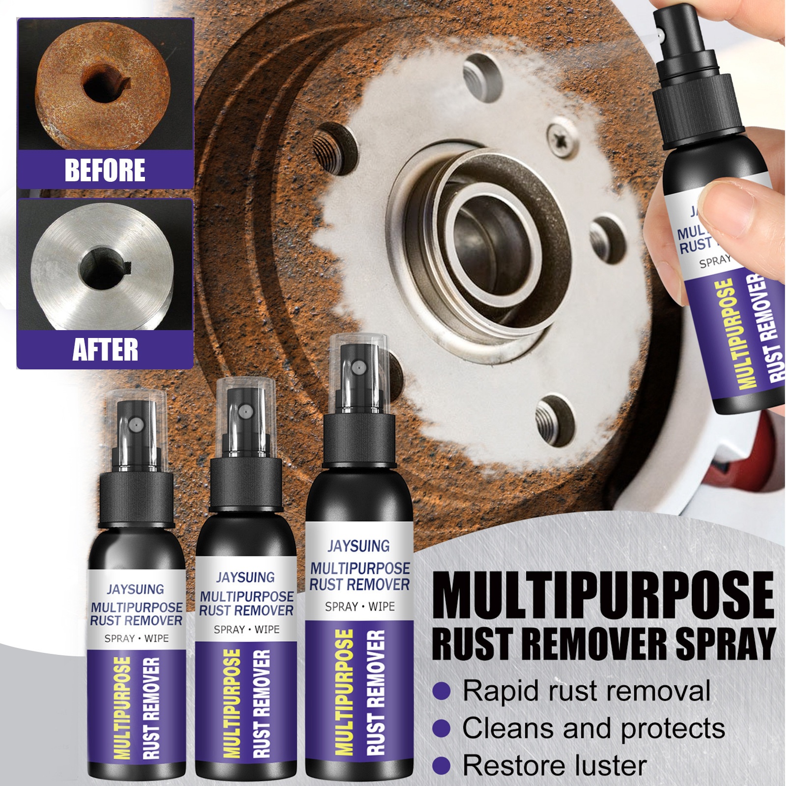 Multifunctional Car Wheel Polishing Stainless Steel Rust Remover
