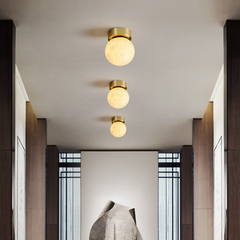 Corridor Bedroom Bay Window Balcony Marble Ceiling Lamp