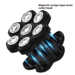 Electric Shaving Head Hair Clipper Magnetic Floating Seven Cutter Accessories
