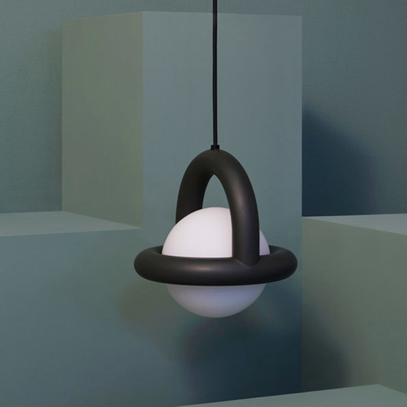 Danish Designer Model Bedroom Bedside Hanging Line Lamp