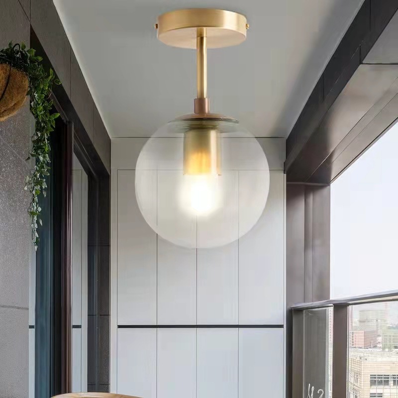 Nordic Copper Magic Bean Ball Ceiling Lamp