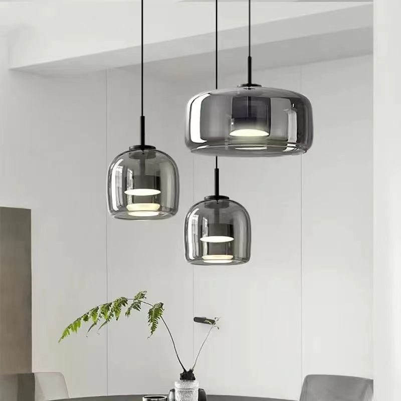 Glass Study Bedroom Bedside Chandelier