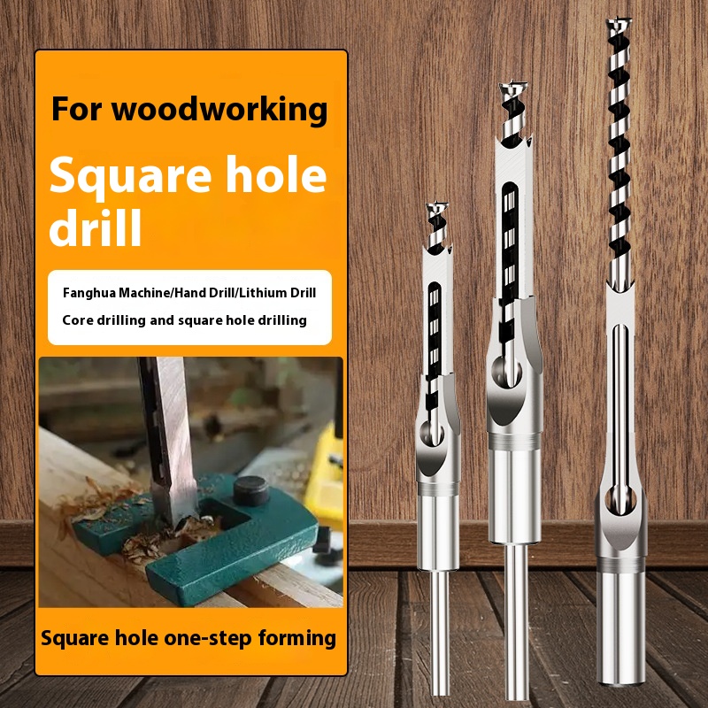 Square Hole Drill Bit Woodworking Tool Square Tapper