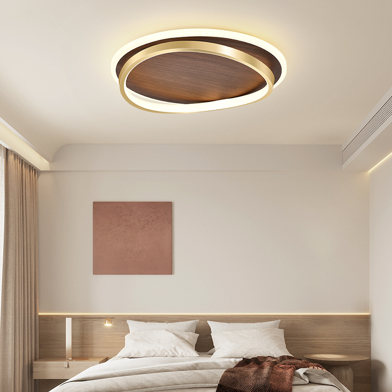 Bedroom Light Creative Japanese Log Room