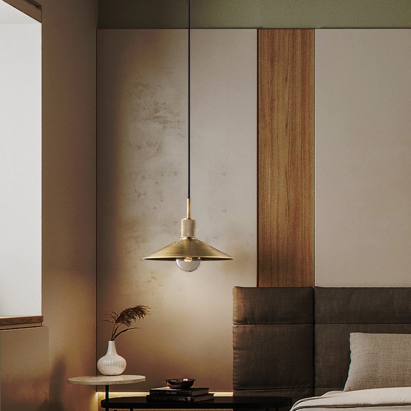 Retro Copper Chandelier Cafe Restaurant Bedside Lamp
