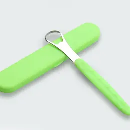 Tongue Scraper Tongue Cleaning Stainless Steel Tongue Scraper Oral Care Tool Deodorant Tongue Brush