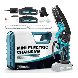 6-inch Lithium Chainsaw Wood Cutting Saw Household Rechargeable Mini