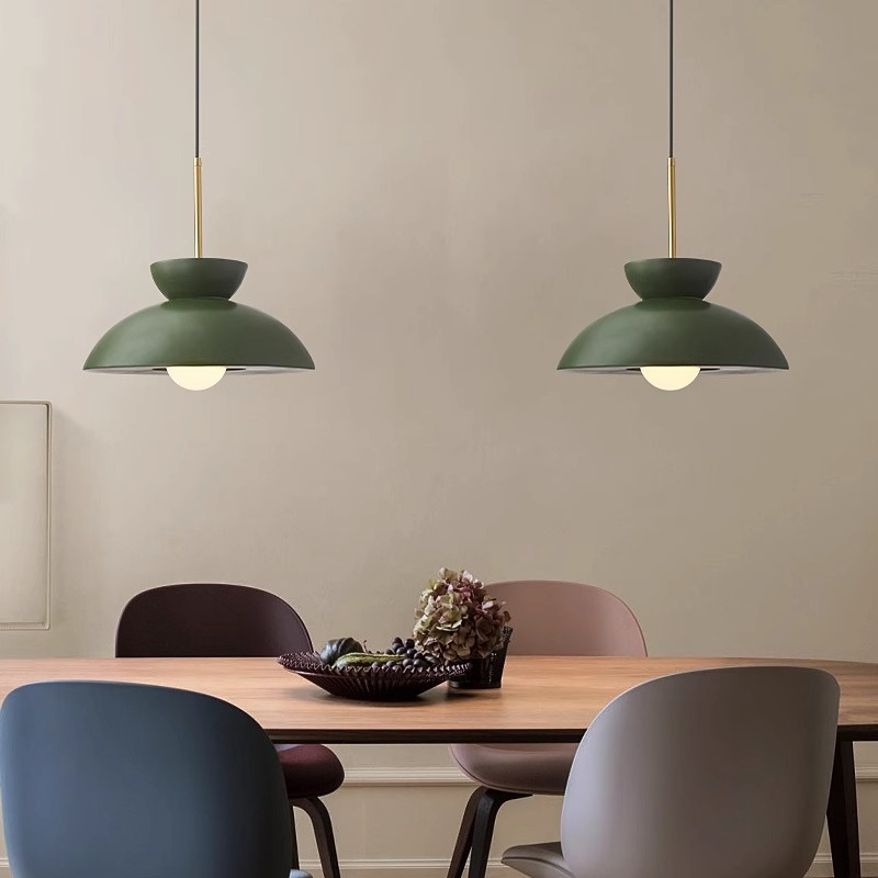 Nordic Minimalism Bar Restaurant Chandelier Cream Style Dining Table Decorative Lamp