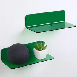 Color Floating Shelf Wall-mounted Rack Punch-free Wall Mounted Storage Rack