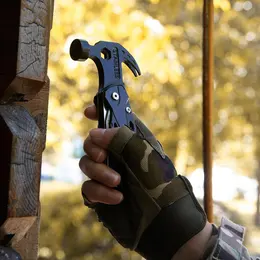 Outdoor Multi-purpose Nail Hammer Camping Climbing Hammer Combination