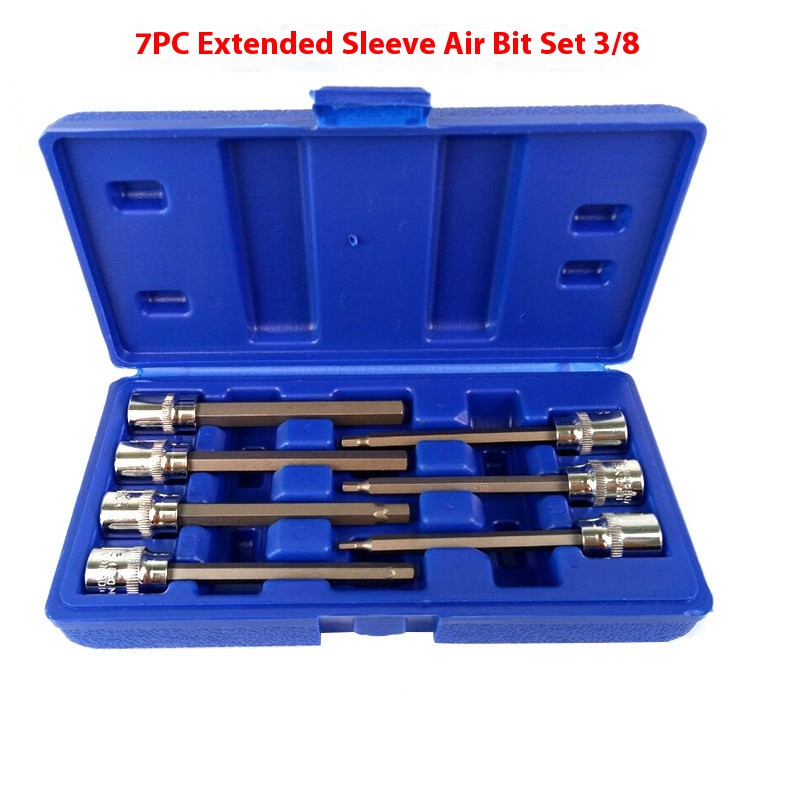 7pc Pressure Batch Sleeve Lengthened Screwdrivers Blades Screwdriver Head Set