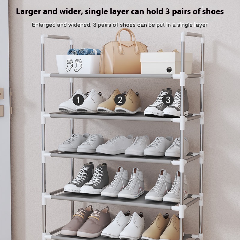 Simple Multi-layer Dustproof Shoe Rack Home Doorway Student Dormitory Rental Room Small Narrow