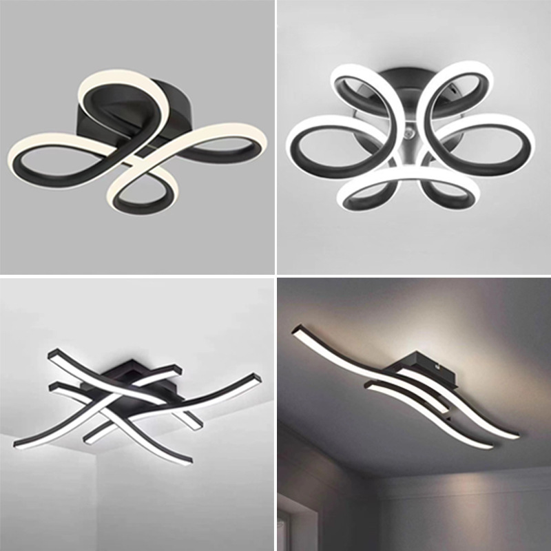 Modern Minimalist LED Ceiling Light Living Room Bedroom Creative Light