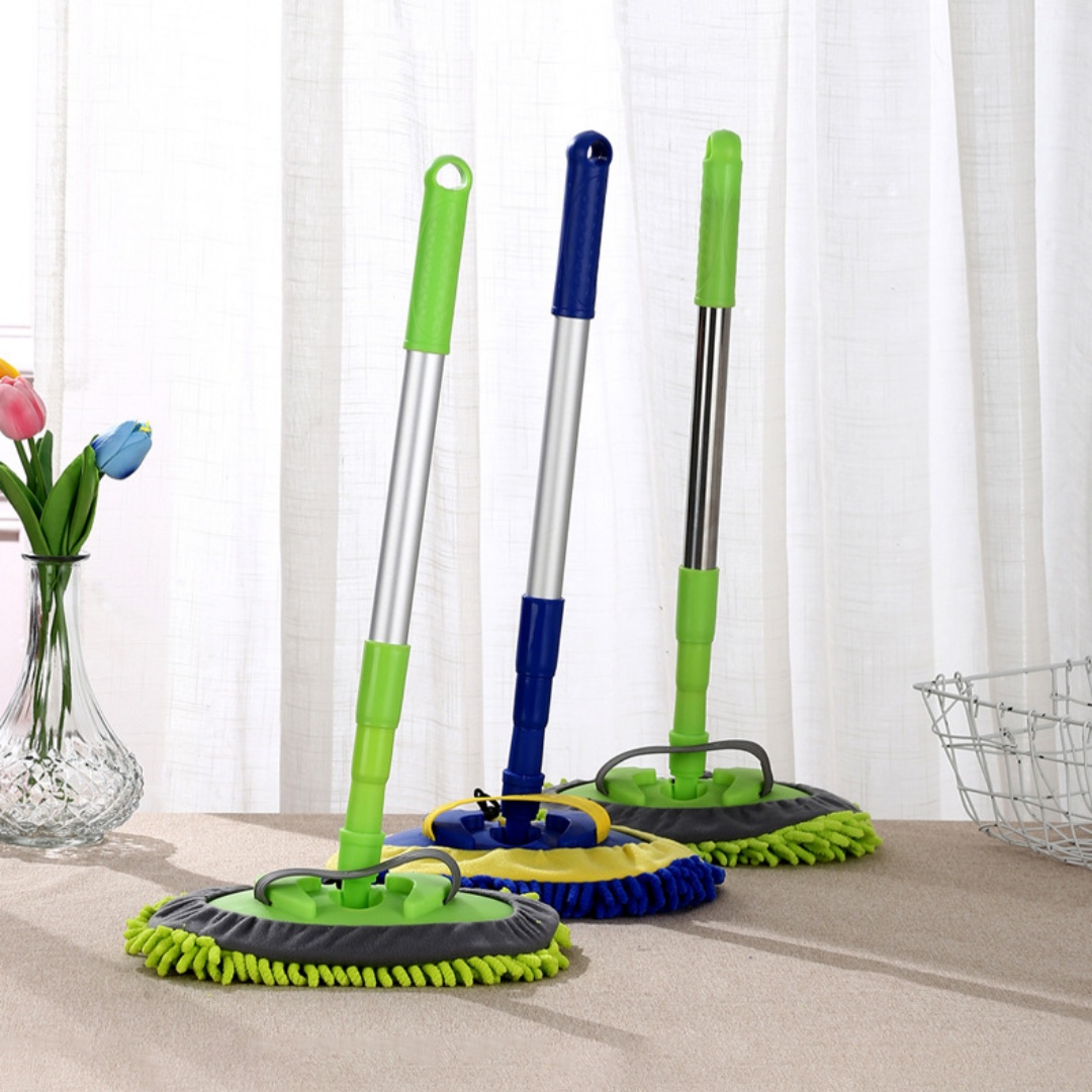 Three Sections Aluminum Alloy Expansion Link Car Mop