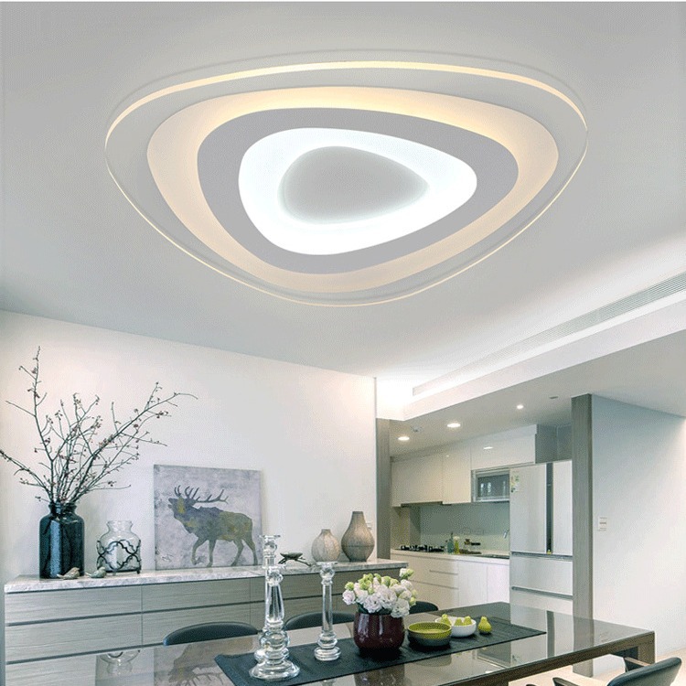 Ceiling Lamp Creative Bedroom Lighting Triangle Lamp In The Living Room