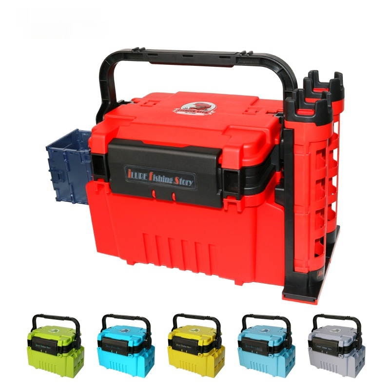 Portable Double-layer Large Bait Box Can Sit Fishing Box