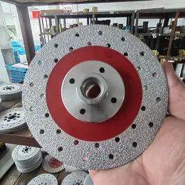 Brazed Flat Grinding Disc M14 Flange Stone Grinding Disc