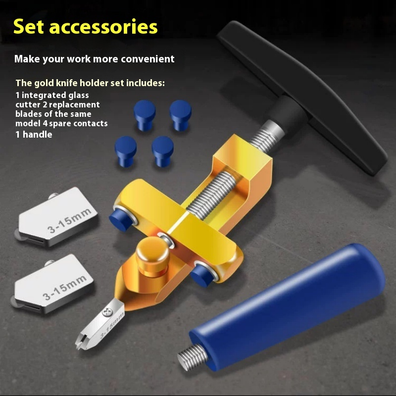 Ceramic Tile Opener Integrated Glass Cutter Suit