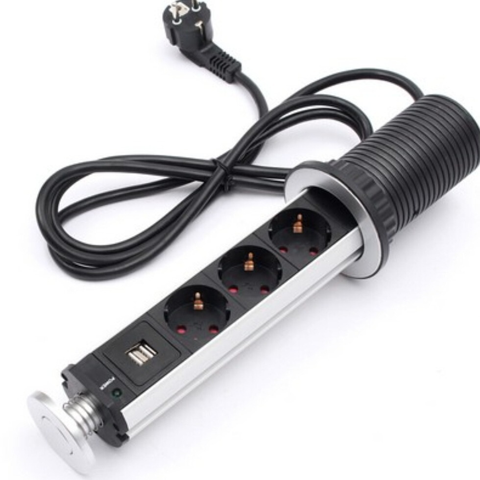Usb Socket European Standard Office Hidden Desktop Socket