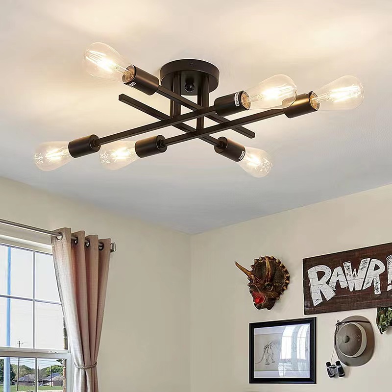 Nordic Design Ceiling Lamp Living Room Lamps Bar Counter Creative American