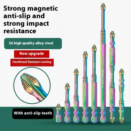 Product image of S6 Color Titanium Impact Anti-slip Cross Screwdriver Head