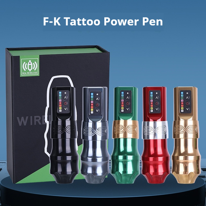Dual Battery Tattoo Machine Wireless Tattoo Pen Battery Pen Cutting All-in-one Machine