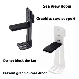 Graphics Card Support Frame Sea View Room Chassis Fan Position Fixed Metal Bracket