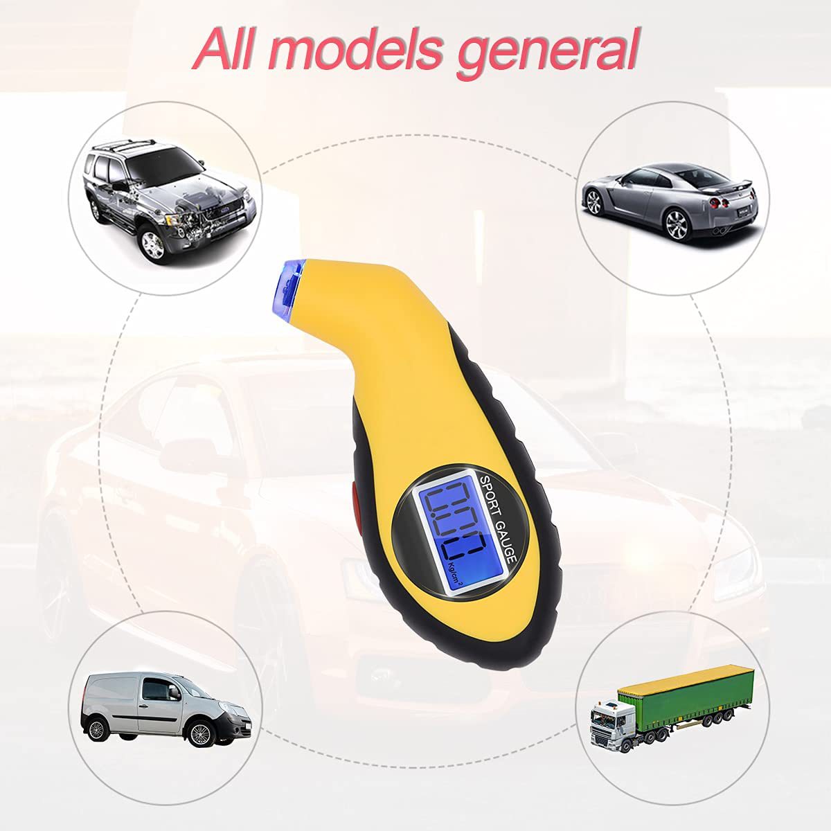 High-precision Electronic Digital Display Tire Pressure Gauge