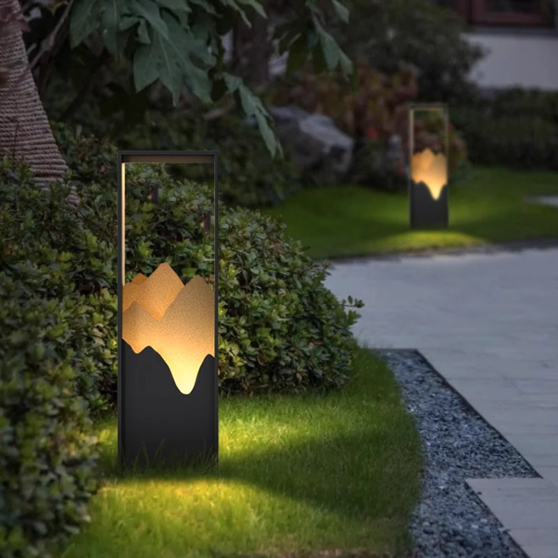 Outdoor Yard Lamp New Chinese Solar Energy