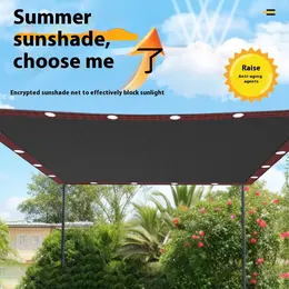 Agricultural Greenhouse Courtyard Sunshade Vegetable Insulation Black Sunshade Net