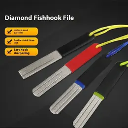 Diamond Fishing Hook File Grinding Stone Portable Tool Accessories