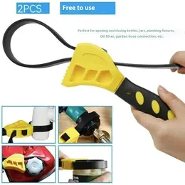 6-inch 8-inch Multifunctional Adjustable Rubber Strap Wrench