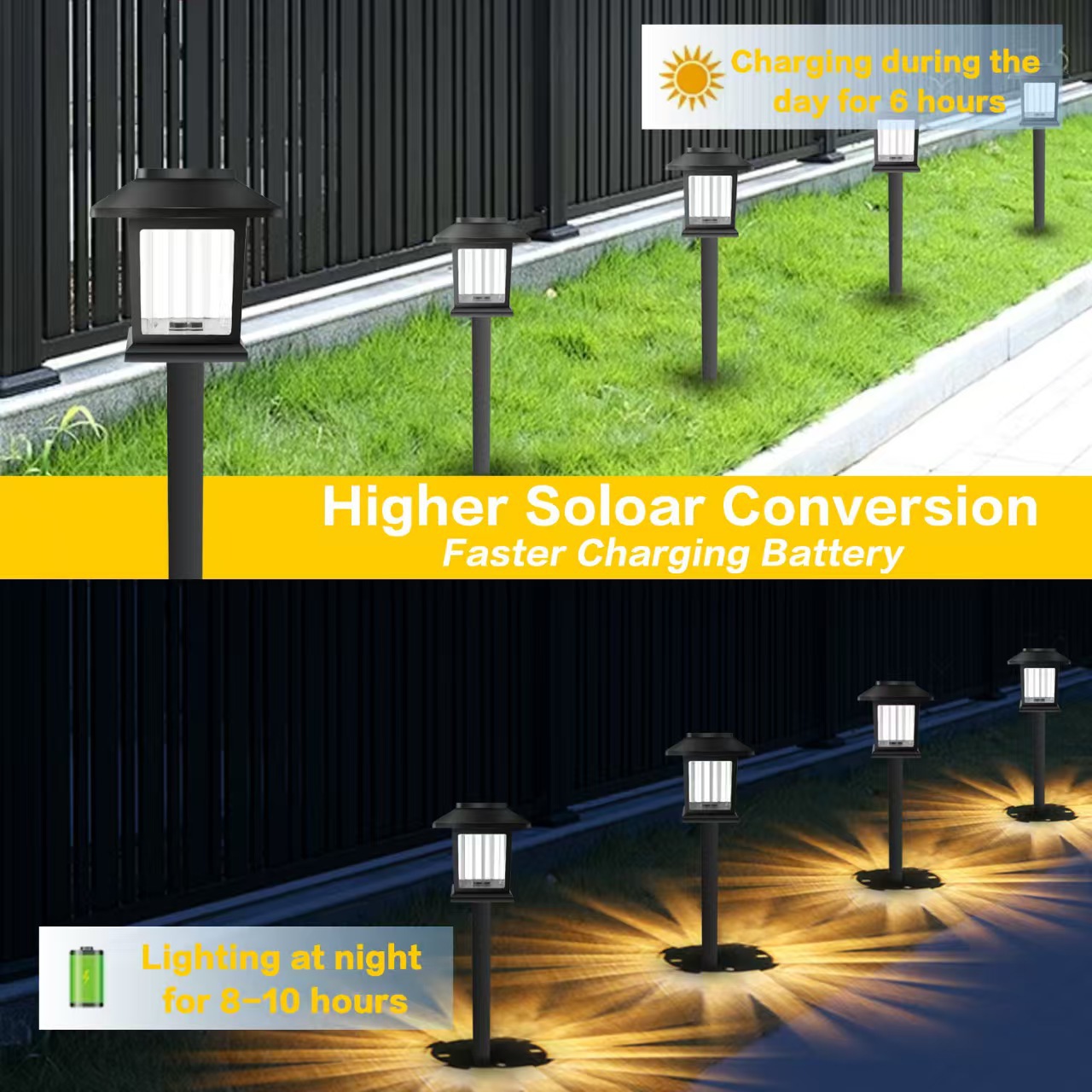 Solar Lighting Landscape Plug-in Garden Lamp