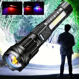 Aluminum Alloy Telescopic Long Endurance Outdoor Power Torch
