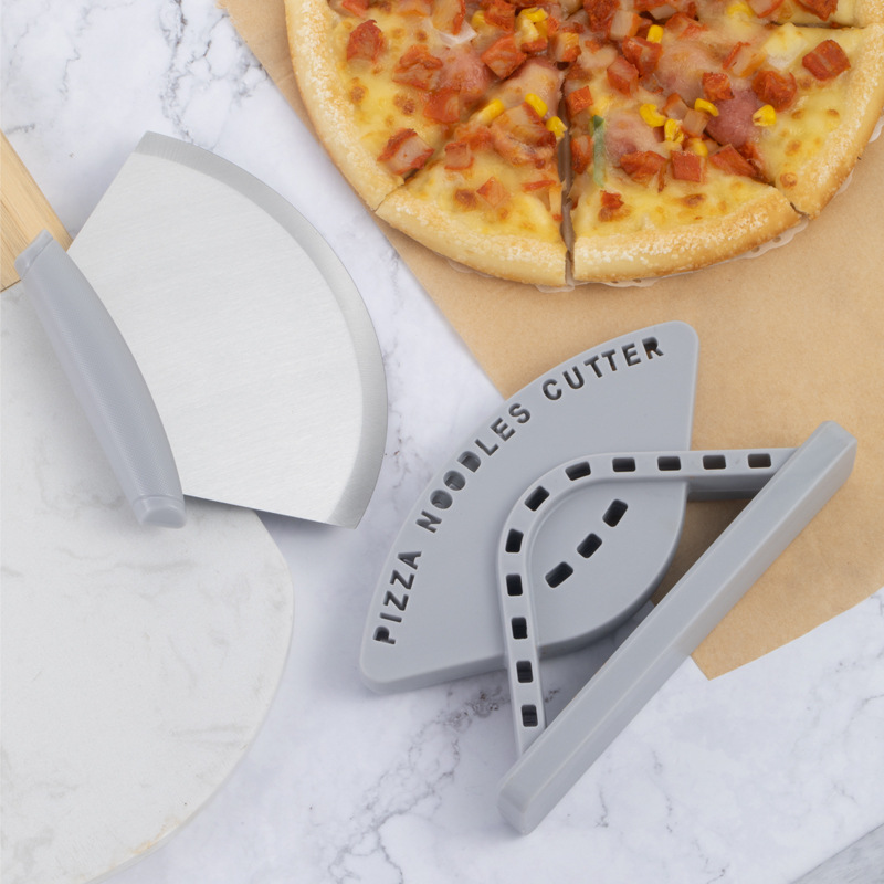 Stainless Steel Vertical Pizza Cutter With Base