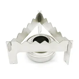 Stainless Steel Alcohol Stove Portable Small Simple Alcohol Stove Bracket 3 Pieces