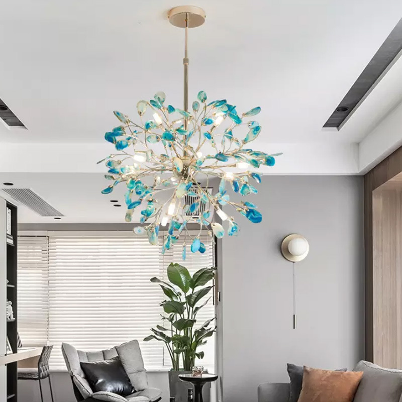 Creative Living Room Nordic Firefly Agate Pendant Light