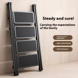 Household Folding Telescopic Ladder Lightweight Four-step Ladder