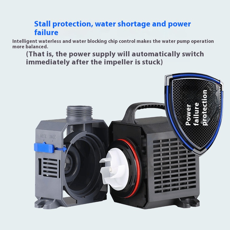 Small Filter Fountain Diving Fish Tank