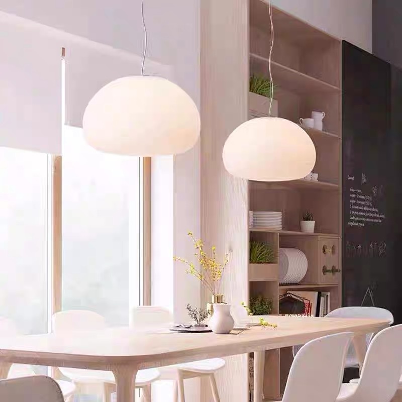 Dining Room Bedside Glass Cloud Ceiling Lamp