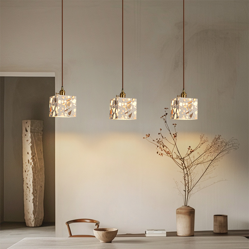 Nordic Style Sunshine Stone Chandelier Japanese Creative