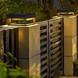 Solar Pillar Lamp Outdoor Waterproof Garden Lamp